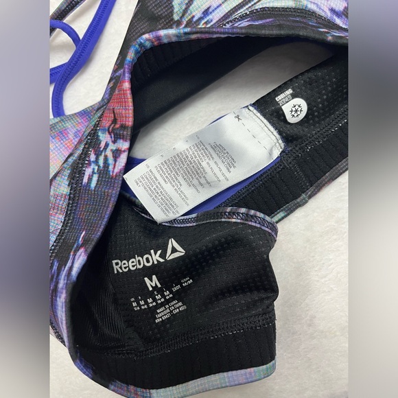 Reebok women’s size medium multicolored pull-on sports bras - Picture 7 of 10